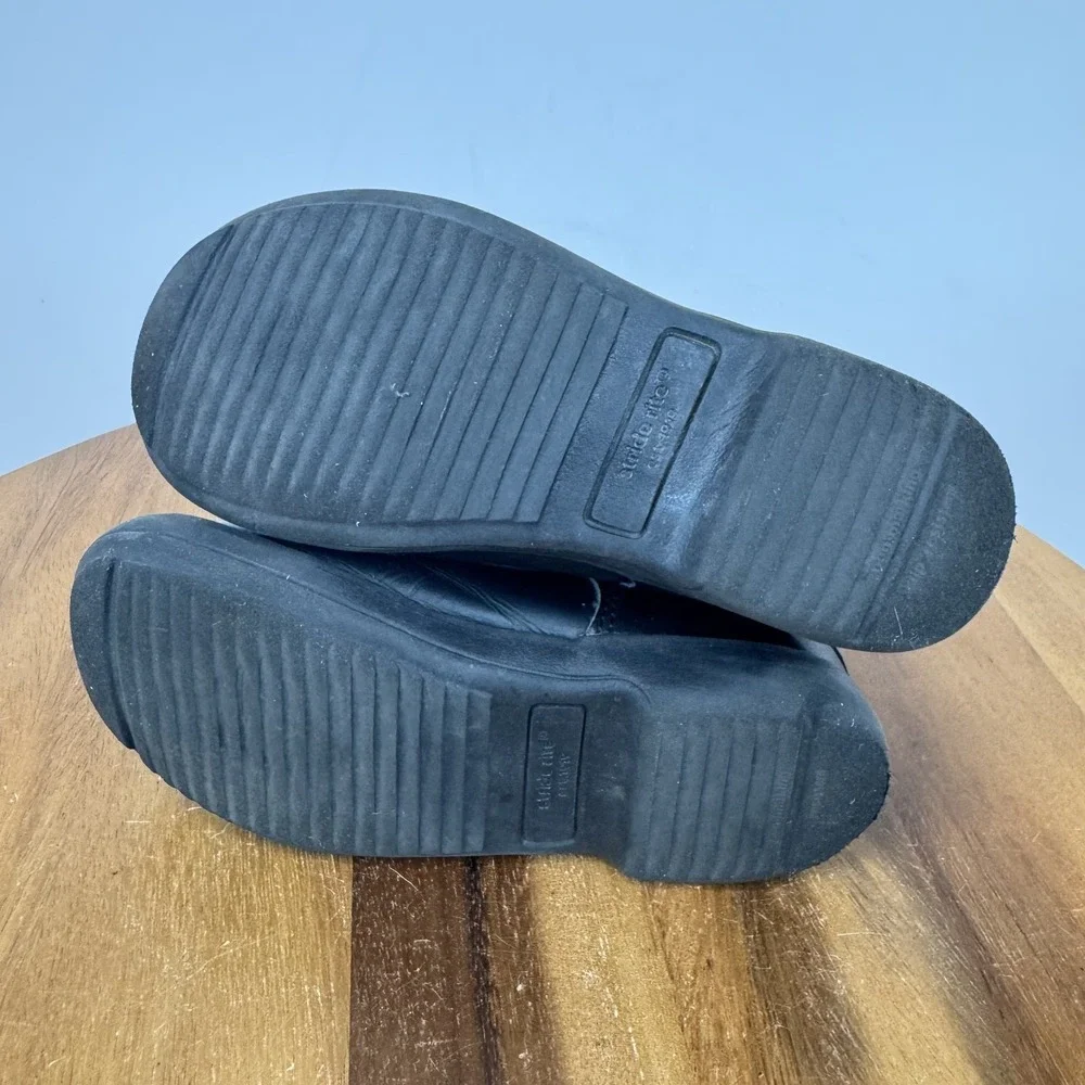 Little Kids Stride Rite‎ Ainsley Black Leather Mary Jane Flats Shoes Size 11 C